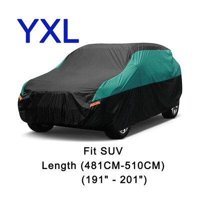 Huse universale Kayme pentru mașină, în aer liber, impermeabile, la soare, la ploaie, la zăpadă, la UV, pentru SUV/Sedan/Hatchback