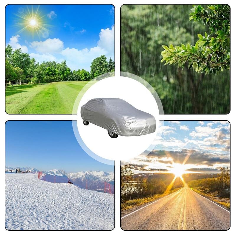 Калъфи за автомобили за всякакви метеорологични условия На закрито На открито Дъжд Слънце UV защита Защитни калъфи за автомобили Калъфи за автомобилиx Fit Седан Хечбек SUV