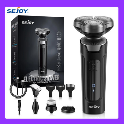 SEJOY Shaver Men USB elektromos borotva Erőteljes szakállborotvagép Elektromos borotva Újratölthető vízálló