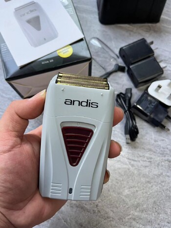 Andis TS-1 Foil Lithium Titanium Shaver Smooth Shaving Безжична самобръсначка ANDIS Shaver For Men Razor Bald Hair Hair Machine 100% Original