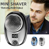 Aparat de ras electric, aparat de ras portabil, pentru călătorii umed și uscat, aparat de ras reîncărcabil prin USB, tip C, mini mașină de bărbierit pentru bărbați