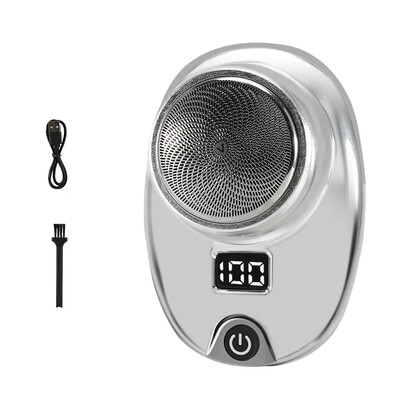 Aparat de ras electric, aparat de ras portabil, pentru călătorii umed și uscat, aparat de ras reîncărcabil prin USB, tip C, mini mașină de bărbierit pentru bărbați