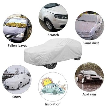 Universal Car Cover Protection UV Sun Shade Sunshade αδιάβροχο για Sedan Ανθεκτικό στις γρατσουνιές Sedan Suit SUV Car Tools