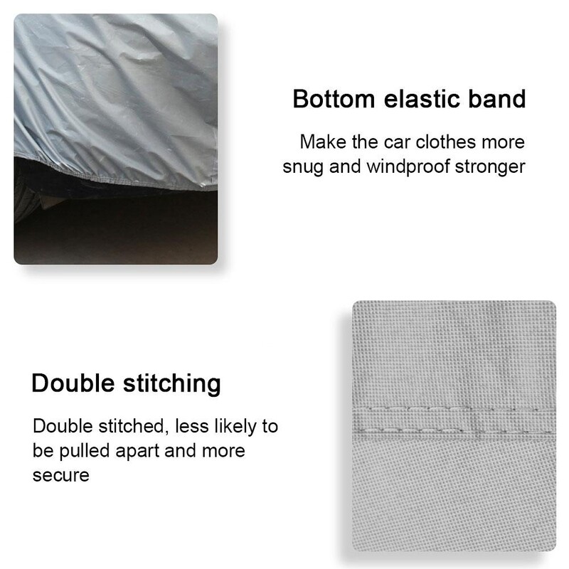 Univerzalna navlaka za automobil UV zaštita Navlaka za sunce Suncobran Vodootporan Otporan na prašinu Za limuzinu Sedan odijelo otporno na ogrebotine SUV Automobilski alati