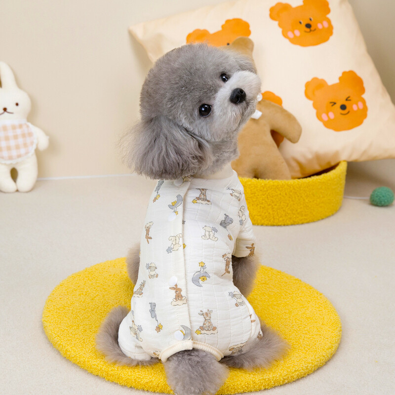 Nova odjeća za pse Dupli pamuk Četveronožni pokrivač za trbuh Kućna odjeća Topli kombinezon za kućne ljubimce Dizajnerska odjeća za pse