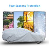 Husă auto Protecție exterioară Protecție exterioară completă împotriva grindinii și furtunii Huse pentru zăpadă Parasolar Rezistent la praf Ploaie Universal pentru Sedan/SUV