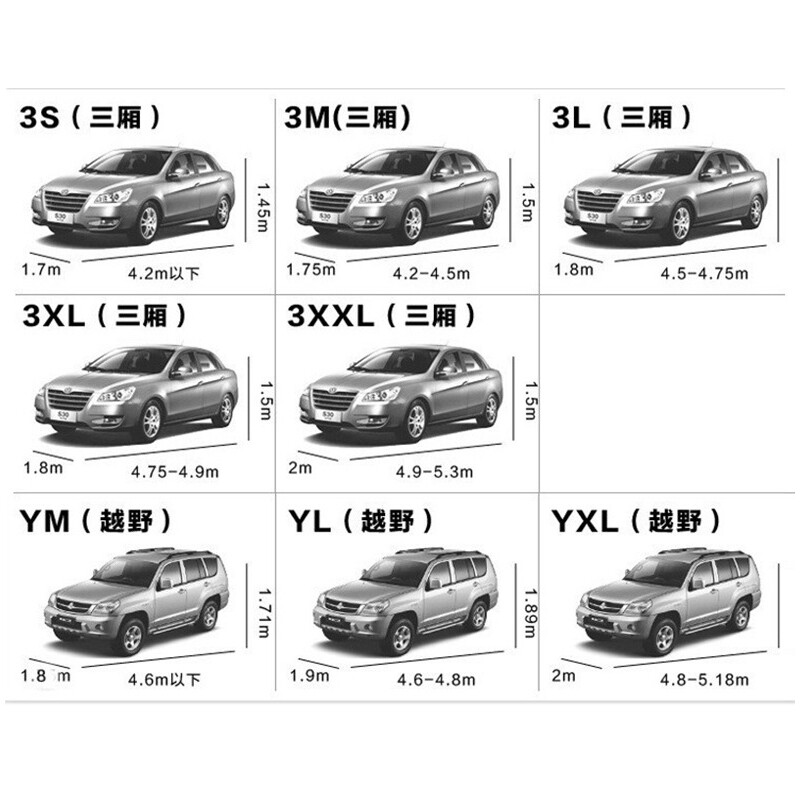 Prekrivač za automobil Vanjska zaštita Potpuna vanjska zaštita od tuče i oluje Prekrivači za snijeg Suncobran Otporan na prašinu Univerzalno za limuzinu/SUV