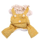 Salopetă de iarnă pentru câini Hanoră cu glugă Design floral Jachetă pentru cățeluș pentru animale de companie Jachetă Îmbrăcăminte 5 mărimi 2 culori