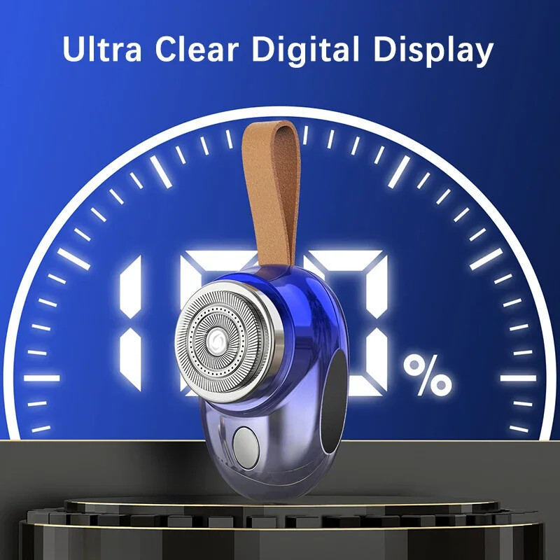 Mini električni putni aparat za brijanje za muškarce džepne veličine periv punjivi prijenosni bezbolni bežični trimer nož lice brada brijač