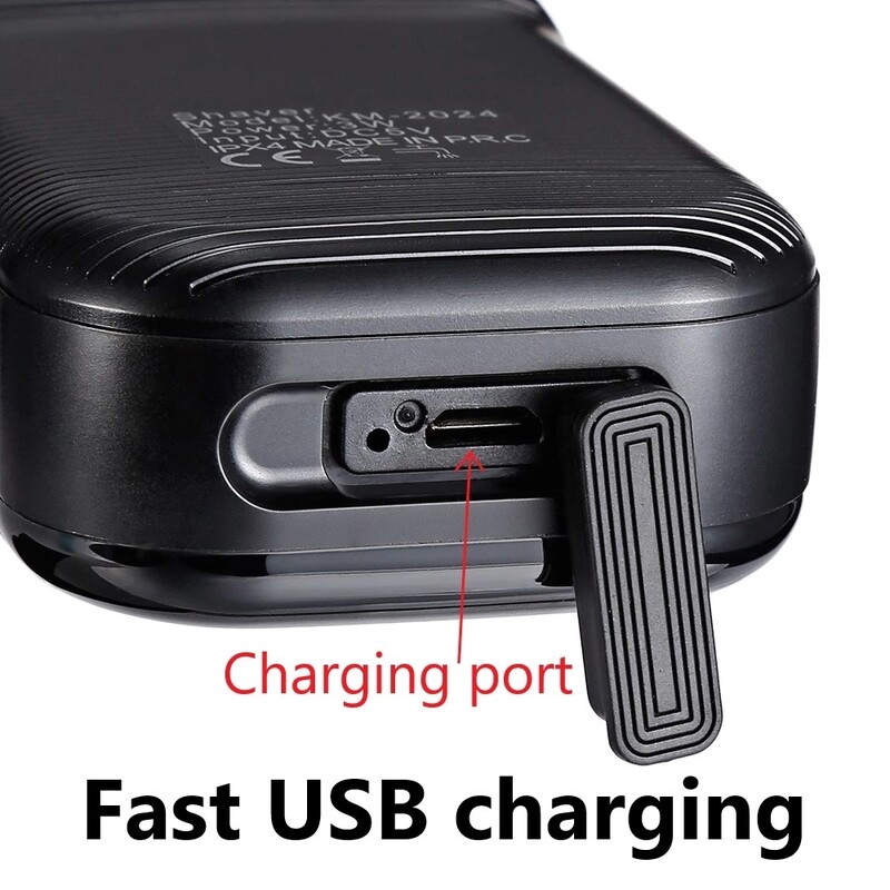 Kemei punjivi aparat za brijanje za muškarce električni brijač za mokro i suho brijanje, stroj za brijanje lica, brade, električni brijač za ćelavu glavu s dodatnom mrežicom