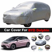 Husă completă pentru mașină pentru BYD Dolphin 2021 2022 2023 SUV Umbra de soare anti-UV, ploaie, zăpadă, vânt, protecție exterioară, rezistentă la praf