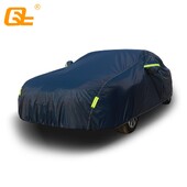 Husă universală pentru mașină, albastru închis, în aer liber, zăpadă, praf, gheață, praf, soare, umbră UV, accesorii pentru exterior auto, potrivite pentru Suv Sedan Hatchback
