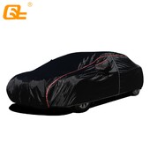 210T Huse universale complete pentru mașină în aer liber Previne soarele zăpadă ploaie praf îngheț vânt și frunze Negru Fit Suv Sedan Hatchback