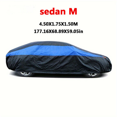 Husă exterioară pentru mașină, universală, impermeabilă, rezistentă la praf, cu protecție UV, pentru huse de mașină complete Hatchback Sedan SUV
