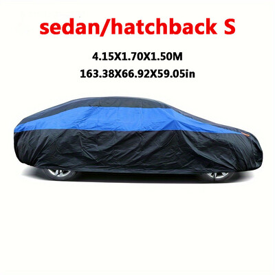 Husă exterioară pentru mașină, universală, impermeabilă, rezistentă la praf, cu protecție UV, pentru huse de mașină complete Hatchback Sedan SUV