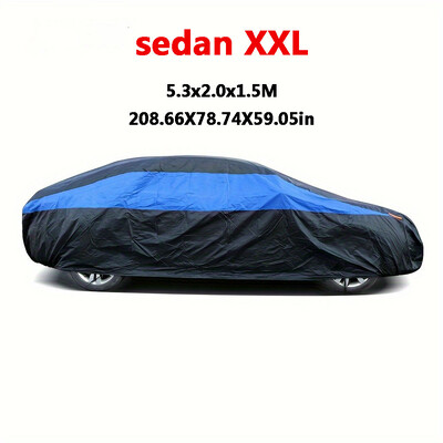 Husă exterioară pentru mașină, universală, impermeabilă, rezistentă la praf, cu protecție UV, pentru huse de mașină complete Hatchback Sedan SUV