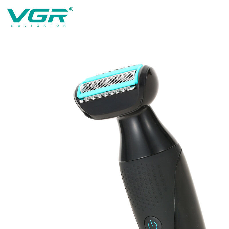 Originalni VGR 2u1 Body Groomer punjivi električni brijač za muškarce Trimer za šišanje dlačica na tijelu, nos, uho, brada, stroj za brijanje lica