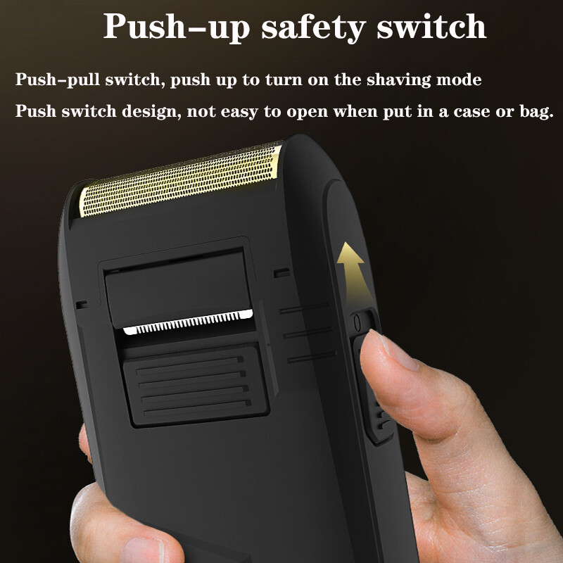 Originalni VGR brijač, profesionalni električni brijač za muškarce, prijenosni trimer za bradu, punjivi brijač, muški aparat za brijanje V-375