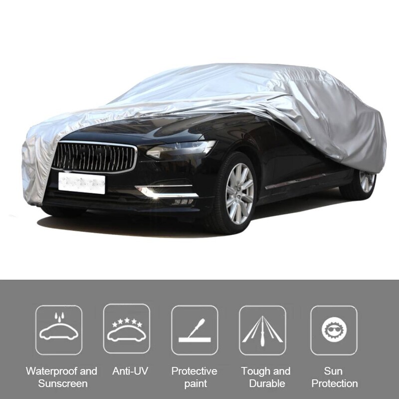 Univerzalna puna navlaka za automobil, vodootporna navlaka za automobil Vanjska krema za sunčanje Toplina UV zaštita Otporan na prašinu AntiUV Pokrivač za automobil otporan na ogrebotine