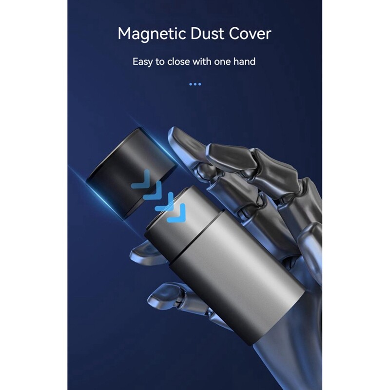 Muški mini električni putni aparat za brijanje s USB punjenjem Brijanje za lice i bradu Aparat za brijanje s nožem za pranje lica i brade za auto, kućni aparat za brijanje