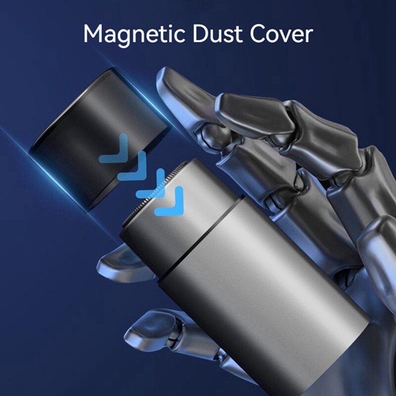 Muški mini električni putni aparat za brijanje s USB punjenjem Brijanje za lice i bradu Aparat za brijanje s nožem za pranje lica i brade za auto, kućni aparat za brijanje