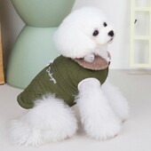 Haine de toamnă elegantă pentru animale de companie Cardigan gros Palton de iarnă pentru animale de companie Nasturi rezistenti la uzură Palton de iarnă pentru câini