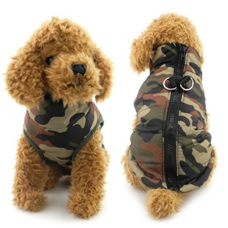 Odjeća za kućne ljubimce zimska deblja odjeća za pse nova podstavljena jakna prsluk višebojna vodootporna i topla