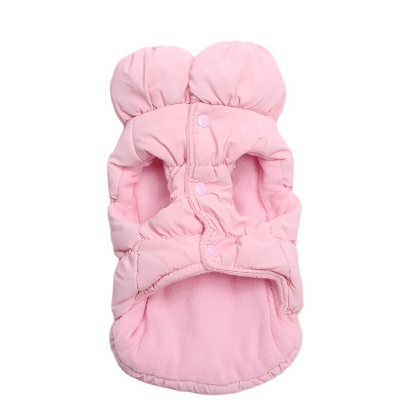 Topla jakna za pse i mačke s dizajnom duple kopče, prsluk za kućne ljubimce, haljina s kapuljačom, zimska odjeća, 8 boja