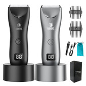 Îndepărtarea părului pubian intim pentru bărbați Trimmer electric inghinal Aparat de bărbierit pentru bărbați pentru zone sensibile aparat de ras de siguranță rezistent la apă păr corporal