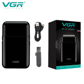 Aparat de ras electric VGR aparat de ras profesional Mini aparat de tuns barba Masina de tuns barba Masina de ras aparat de tuns barba pentru barbati V-390