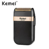 Aparat de ras electric Kemei KM-2024, cu încărcare USB, cu cap suplimentar de tăiat, alternativ, cu două lame, aparat de ras aparat de tuns barba