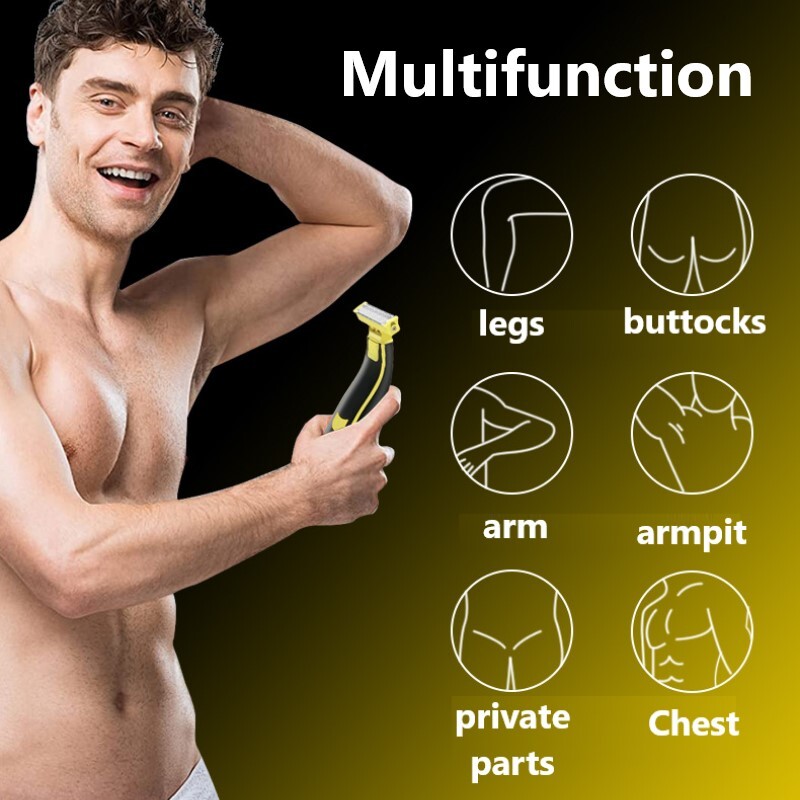 Intimno šišanje Muški aparat za brijanje Brijač za osjetljiva područja Stroj za brijanje Muški depilator za uklanjanje dlačica Trimer za bikini tijelo