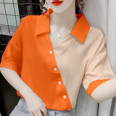 Blusas Mujer, primăvară toamnă, cămăși subțiri, camisuri, bluze largi, supradimensionate, topuri pentru femei, bluse coreene, buzunare