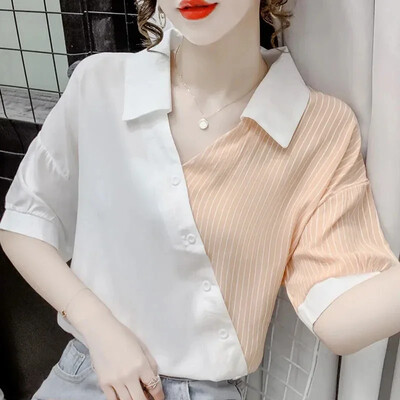 Blusas Mujer, primăvară toamnă, cămăși subțiri, camisuri, bluze largi, supradimensionate, topuri pentru femei, bluse coreene, buzunare