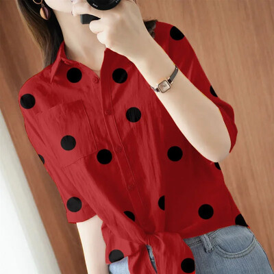 Blusas Mujer, primăvară toamnă, cămăși subțiri, camisuri, bluze largi, supradimensionate, topuri pentru femei, bluse coreene, buzunare