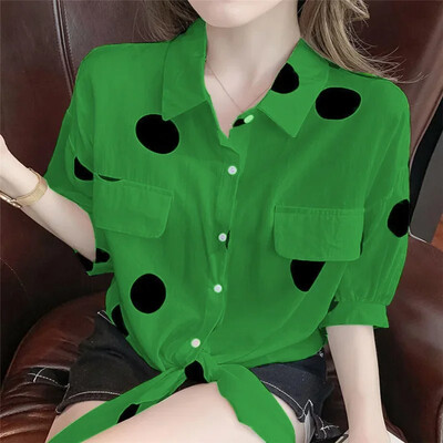Blusas Mujer, primăvară toamnă, cămăși subțiri, camisuri, bluze largi, supradimensionate, topuri pentru femei, bluse coreene, buzunare