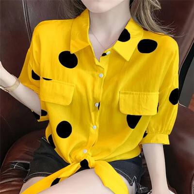 Blusas Mujer, primăvară toamnă, cămăși subțiri, camisuri, bluze largi, supradimensionate, topuri pentru femei, bluse coreene, buzunare