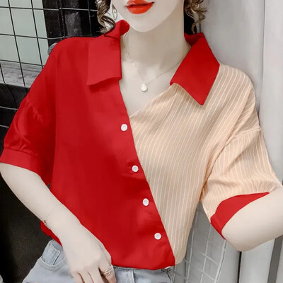 Blusas Mujer, primăvară toamnă, cămăși subțiri, camisuri, bluze largi, supradimensionate, topuri pentru femei, bluse coreene, buzunare