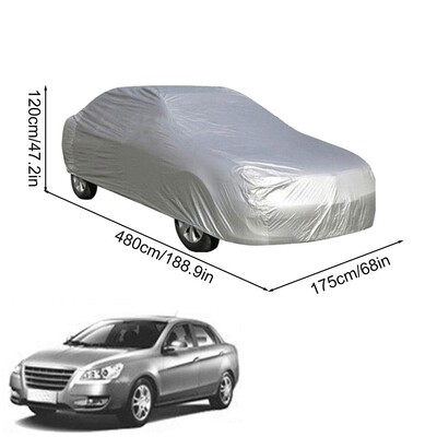 Huse exterioare complete Protecție exterioară pentru mașină, ploaie, îngheț, zăpadă, praf, impermeabilă, pentru orice vreme Huse universale pentru mașină, accesoriu auto