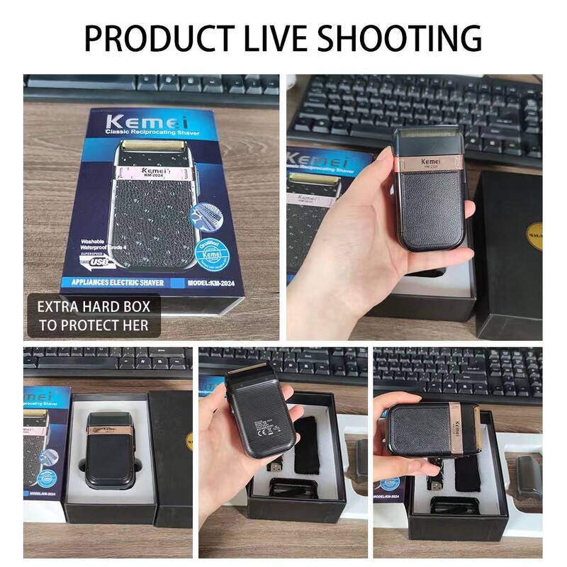 Retro Oil Hair Gradient Shaver Comme 2024 Frizerski salon Push White Mašina za šišanje Izbjeljivač Push nož