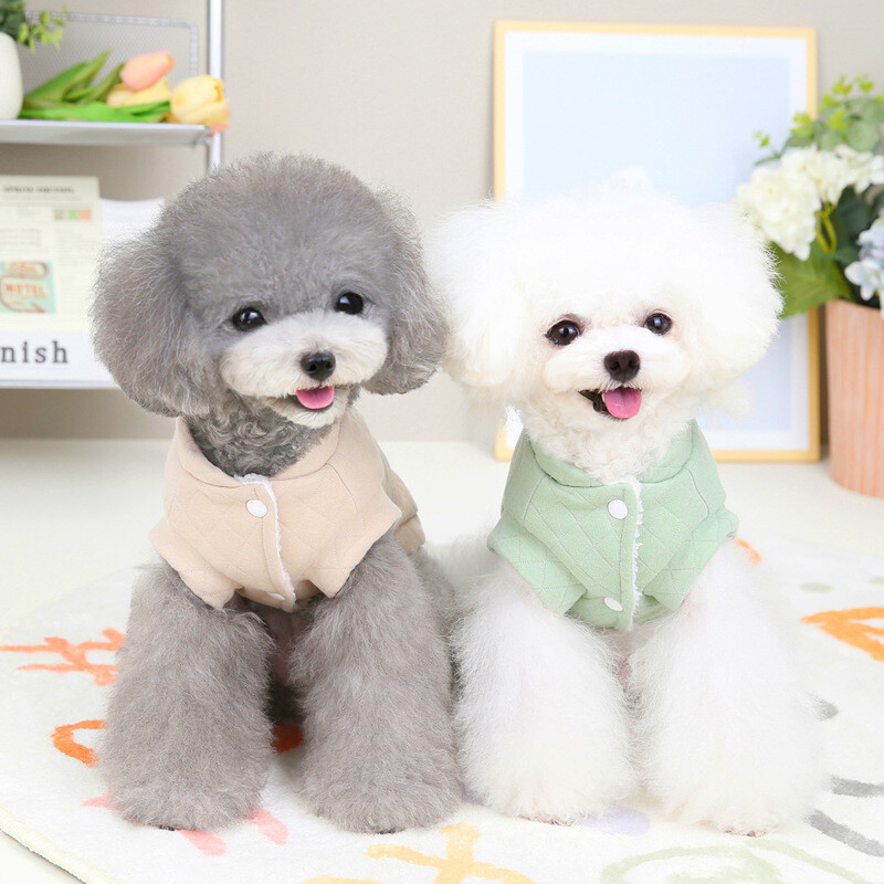 Pamučni prsluk smeđi medvjed Odjeća za pse Jesenska i zimska odjeća Jakna s prstenom za povlačenje Teddy Bomei Odjeća Oprema za kućne ljubimce S-XXL