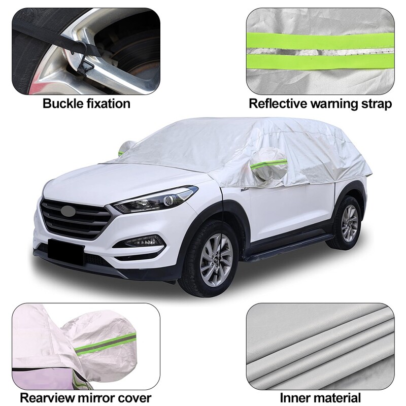 Automašīnas jumta segumi sedana apvidus auto, plānas vieglas ūdensnecaurlaidīgas saulessargas lietus sniega putekļi āra aizsarga augšējā pārsega piederumi