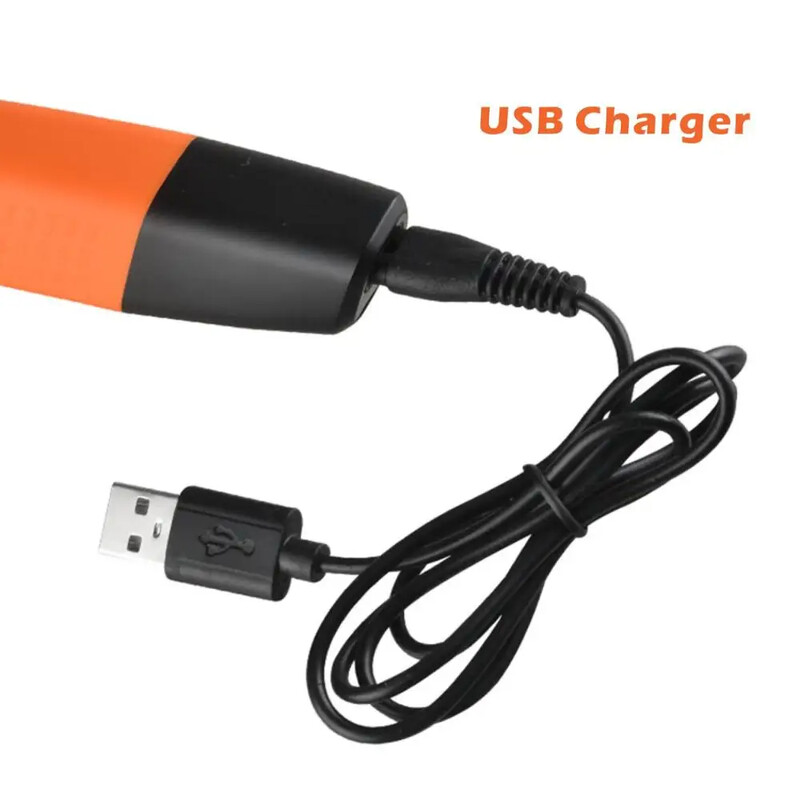 Kemei KM-1910 ūdensizturīgs elektriskais skuveklis uzacu trimmeris USB uzlādējams skuveklis vīriešu bārdas trimmeris skūšanās mašīna