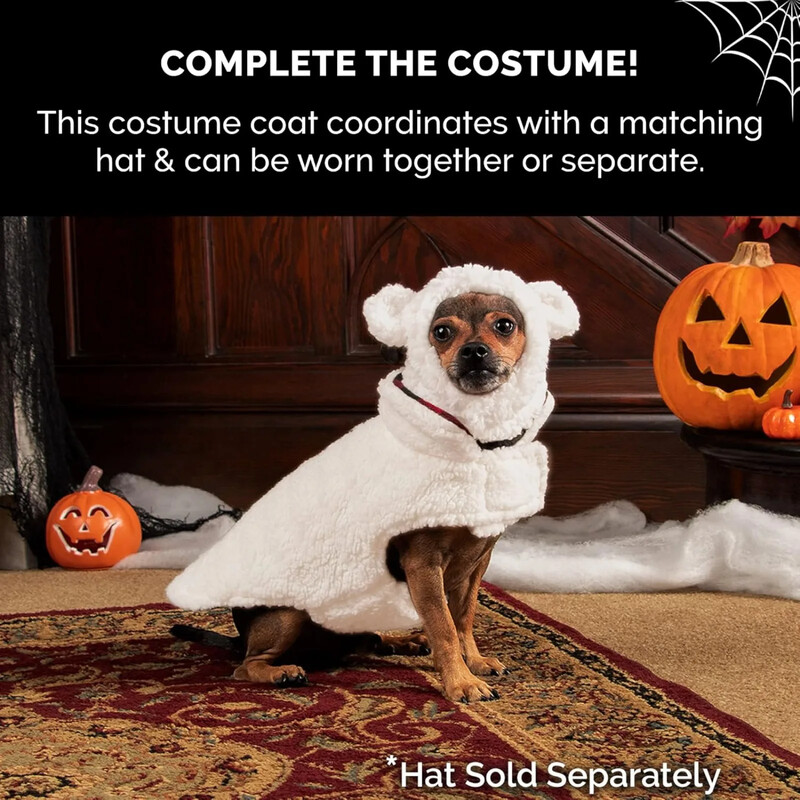 Apgriežams mazs suņu mētelis, mazgājams un silts, šerpa un rūtains vilnas jaka - krēmkrāsas/sarkans, rudens un ziemas suņu apģērbs