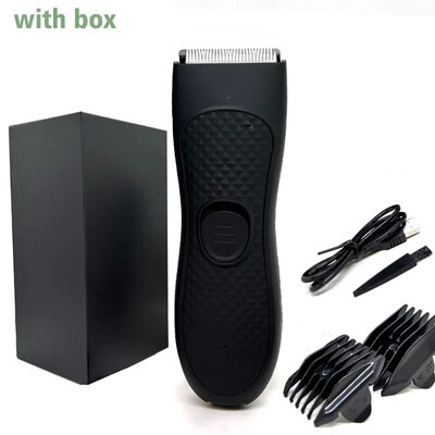 Aparat de tuns electric pentru bărbați pentru păr inghinal Trimmer pentru păr pubian Aparat de tuns pentru îngrijirea corpului pentru bărbați Epilator pentru bikini Aparat de ras reîncărcabil