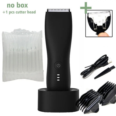 Aparat de tuns electric pentru bărbați pentru păr inghinal Trimmer pentru păr pubian Aparat de tuns pentru îngrijirea corpului pentru bărbați Epilator pentru bikini Aparat de ras reîncărcabil