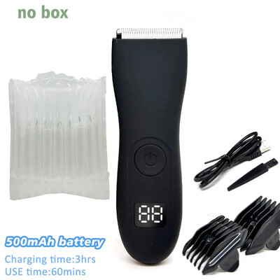 Aparat de tuns electric pentru bărbați pentru păr inghinal Trimmer pentru păr pubian Aparat de tuns pentru îngrijirea corpului pentru bărbați Epilator pentru bikini Aparat de ras reîncărcabil