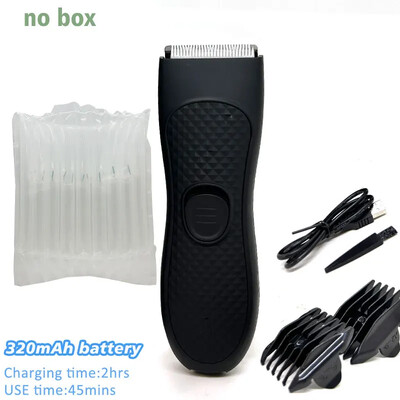 Aparat de tuns electric pentru bărbați pentru păr inghinal Trimmer pentru păr pubian Aparat de tuns pentru îngrijirea corpului pentru bărbați Epilator pentru bikini Aparat de ras reîncărcabil