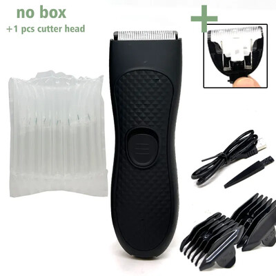 Aparat de tuns electric pentru bărbați pentru păr inghinal Trimmer pentru păr pubian Aparat de tuns pentru îngrijirea corpului pentru bărbați Epilator pentru bikini Aparat de ras reîncărcabil