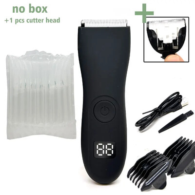 Aparat de tuns electric pentru bărbați pentru păr inghinal Trimmer pentru păr pubian Aparat de tuns pentru îngrijirea corpului pentru bărbați Epilator pentru bikini Aparat de ras reîncărcabil
